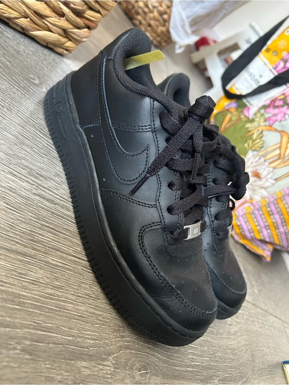 Nike Youth' Air Force 1 Low - Black
